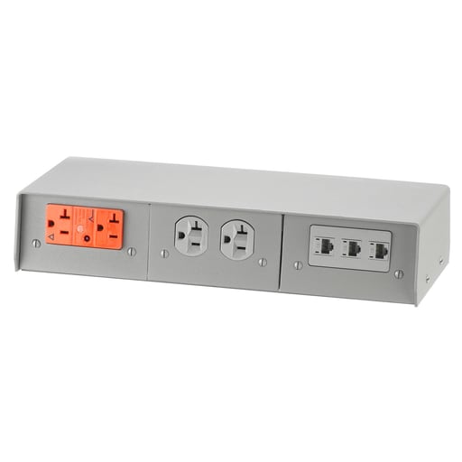 Hubbell Wiring Device - Hubbell FR680GYAFRPT PEDESTAL, 6-G, GY