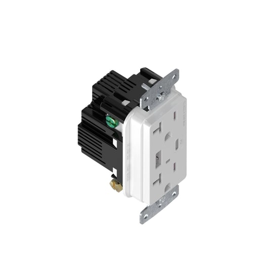 Hubbell Wiring Device - HWDK USB8300ACPDW RCPT HG DUP 20A 1