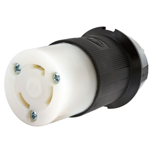 Hubbell Wiring Device - HWDK HBL2603 LKG CONN, 30A 240V L-N