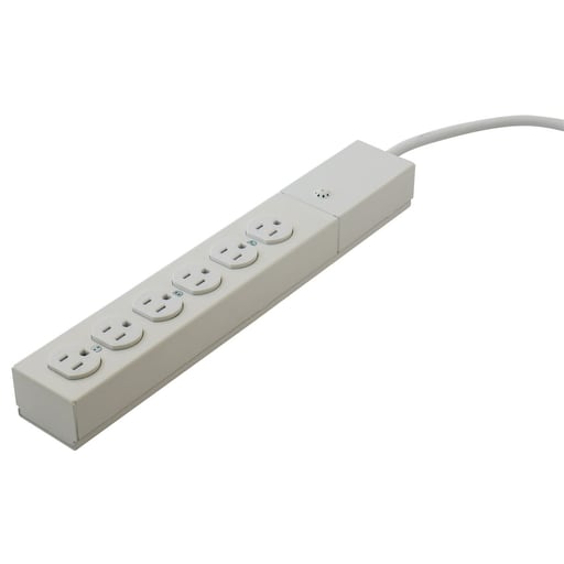 Hubbell Wiring Device - HWDK HBL6SS6 15A SPD 6 OUTLET 6 FOO
