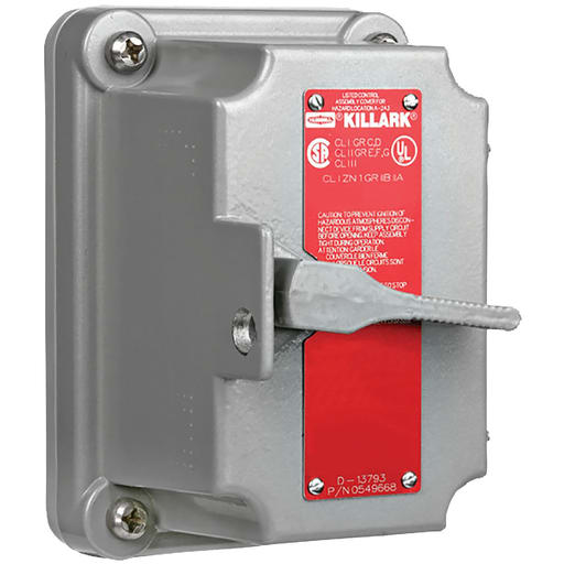 Killark - Killark FXS-2C FXS Series - Aluminum 2-Pole Tumbler Switch Cover With Device - Factory Sealed - 20A