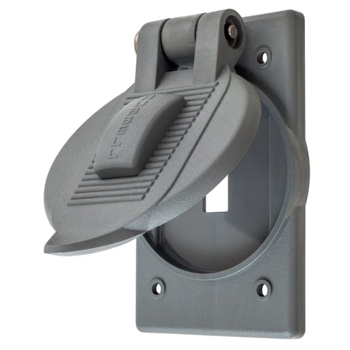 Hubbell Wiring Device - HWDK HBL5201 W PROOF TOGGLE PLATE,