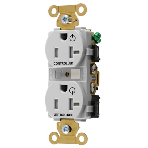 Hubbell Wiring Device - HWDK HBL5362C2WHITR 2/2 CONTROLLED