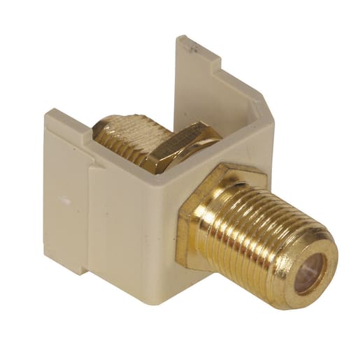 Hubbell Wiring Device - Hubbell SFFGEI SNAP-FIT, GOLD F CONN, EI