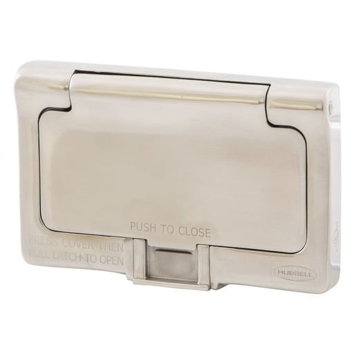 Hubbell Wiring Device - HCI HBLSS264X 1 GANG, SS GFCI COVER