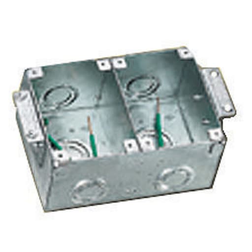 Hubbell Wiring Device - Hubbell B2482 2-Gang 42.5 In? Stamped Steel Rectangular Floor Box
