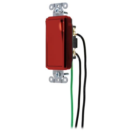 Hubbell Wiring Device - HCI DSL120PL SWITCH, DECO, SP, 20A
