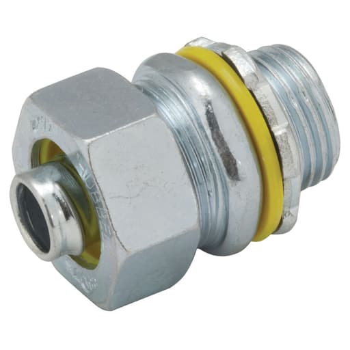 Raco Manufacturing - Raco 3402 1/2" Straight Liquidtight Connector, Uninsulated, Steel