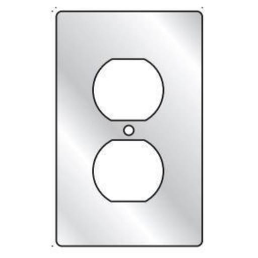 Killark - Killark 1FA FS/FD Series Fittings- Device Box Covers- Single Gang without Coating- 1 Duplex Receptacle