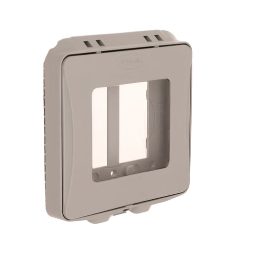 Raco Manufacturing - Taymac ML2500G 2-Gang Weatherproof In-Use Cover, Expandable, EXTRA DUTY, Gray
