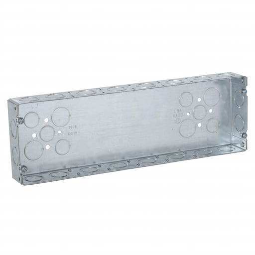 Raco Manufacturing - Raco 955 Gang Box, 6 Device, 1-5/8" Deep