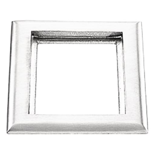 Hubbell Wiring Device - Hubbell S3083 1-Gang 6 x 4.85 Inch Clear Polycarbonate Rectangular Floor Box Carpet Flange