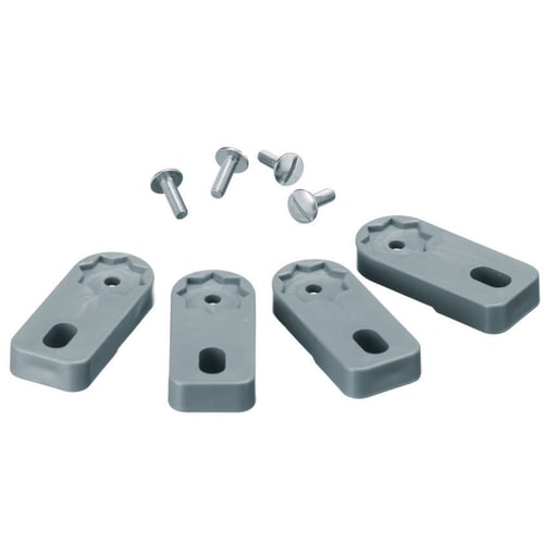Hubbell Wiring Device - Hubbell HBLRFT2 Replacement Mounting Feet & Screws, for 30A / 60A Fused Mechanical Interlocks