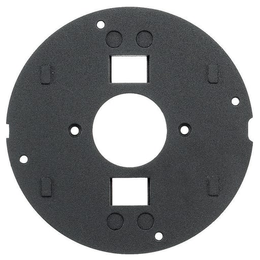 Hubbell Wiring Device - Hubbell S1SPTL Single Receptacle and Data Concrete Floor Fire Rated Poke-Through Subplate