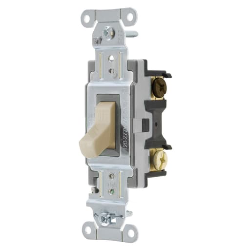 Hubbell CS315AL SWITCH, SPEC, 3W, 15A 120/277V, AL
