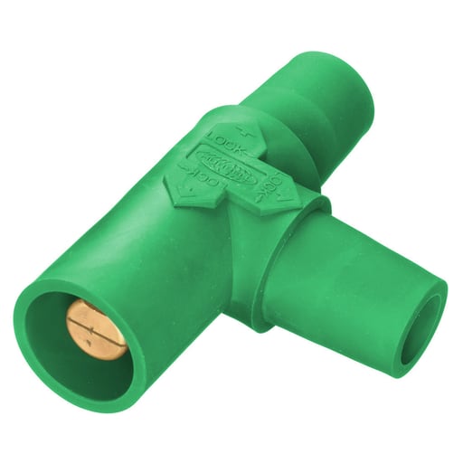 Hubbell Wiring Device - Hubbell HBLTGN Single Pole, TAPPING T, FEM-FEM-MALE, GN