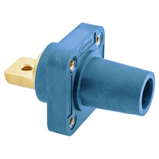 Hubbell Wiring Device - Hubbell HBLFRBBL Single Pole, 300/400A FeMale BUS RECEP, BLUE
