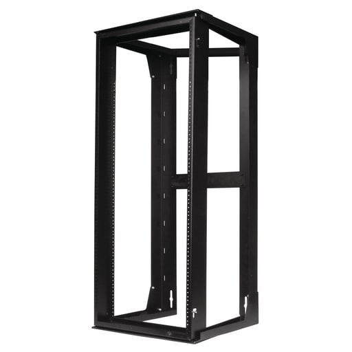 Hubbell Wiring Device - Hubbell Wiring Devices HPWWMR48 47 Height x 18 Inch Depth 25-Unit Swing Frame Wall Mount Rack