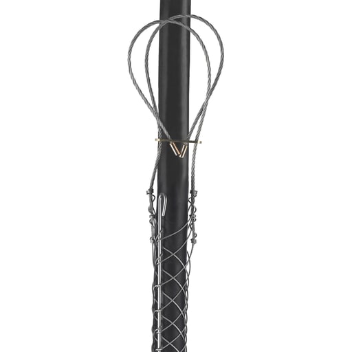 Hubbell Wiring Device - Hubbell / Kellems 02203066 Split Mesh Rod Closing Universal Eye Support Grip, Tin-Coated Bronze, 0.75" - 0.99"