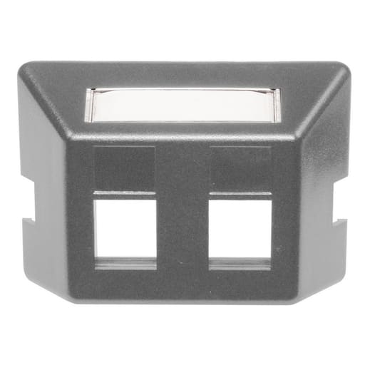 Hubbell Wiring Device - HPW FP2GY PLATE, FURNITURE, STD, 2P