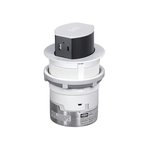 Hubbell Wiring Device - HWDK RCT600W 15A TRI PWR POP UP SUR