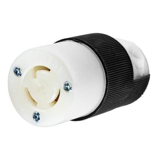 Hubbell Wiring Device - HCI HBL4729CST LKG CONN, 15A 125V,