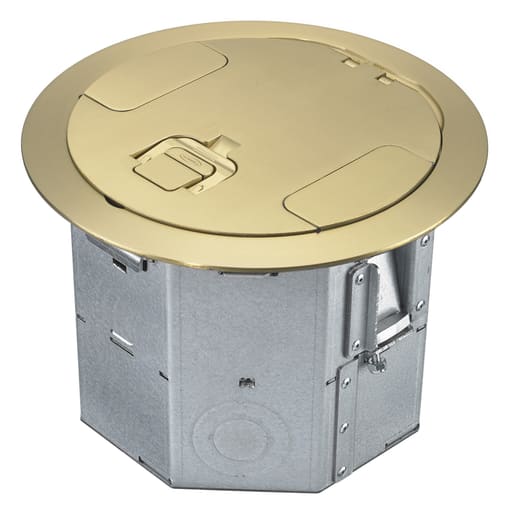 Hubbell Wiring Device - HCI RAFB4BRS ROUND AFB, 4-G, 6.5IN