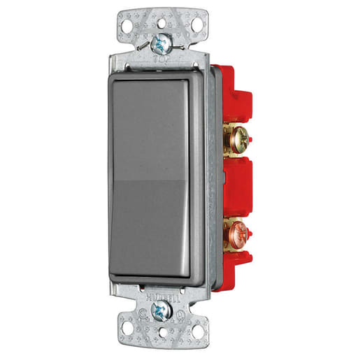 HCI RSD415GY RESI ROCKER SW, 4W, 15