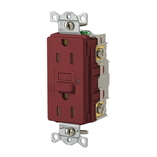 Hubbell Wiring Device - HWDK GFRWR15R 15A 125VAC COMM WR GF