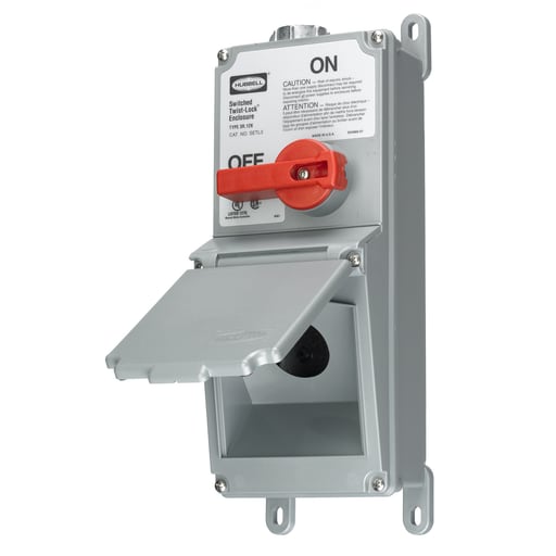 Hubbell Wiring Device - Hubbell SETL3 Switched Enclosure