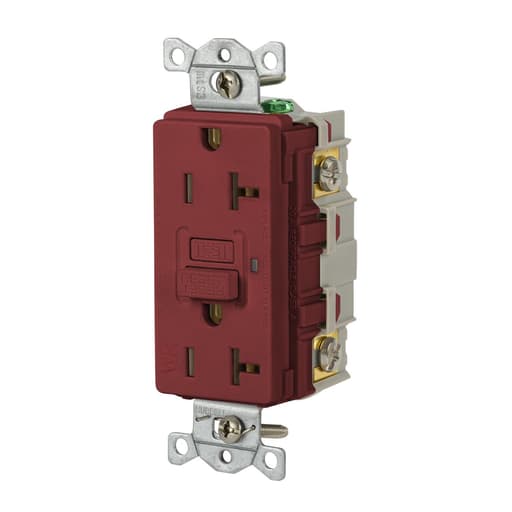 Hubbell Wiring Device - HWDK GFRWR20R 20A 125VAC COMM WR GF