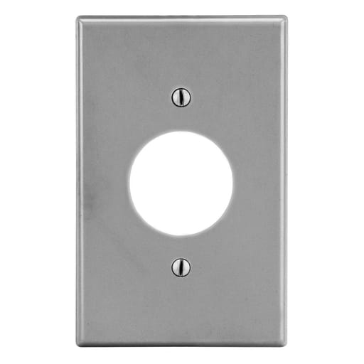 Hubbell Wiring Device - HWDK P7GY WALLPLATE, 1-G, 1.40" OPN