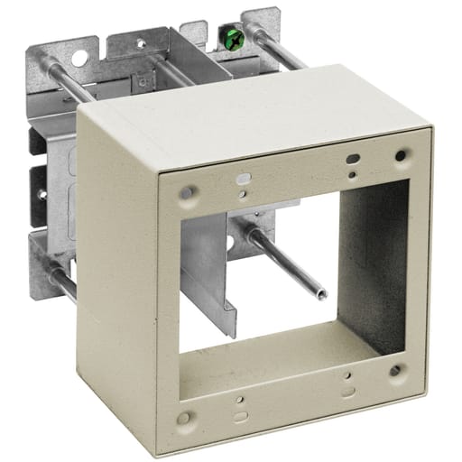 Hubbell Wiring Device - Hubbell HBL2444D2AIV Raceway, DIV 2-G BOX, HBL2400