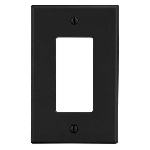 Hubbell Wiring Device - HWDK PJ26BK WALLPLATE, M-SIZE, 1-G,