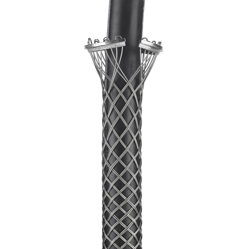 Hubbell Wiring Device - Hubbell / Kellems 02212026 Conduit Riser Grip, 2.00-2.49", 3", Ring Type, Double Weave, Split Mesh, Lace Closing
