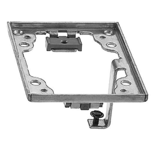 Hubbell Wiring Device - Hubbell SA5017G 4.36 x 3.2 Inch Aluminum Rectangular Adapter Frame with Grounding Lug