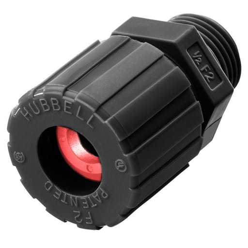Hubbell Wiring Device - Hubbell SHC2044CRCORDCON, STR ML, .88-1.00", 1", NYL