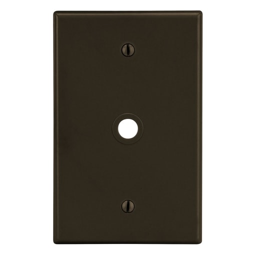 Hubbell Wiring Device - HWDK P11 WALLPLATE, 1-G, .406" OPNG