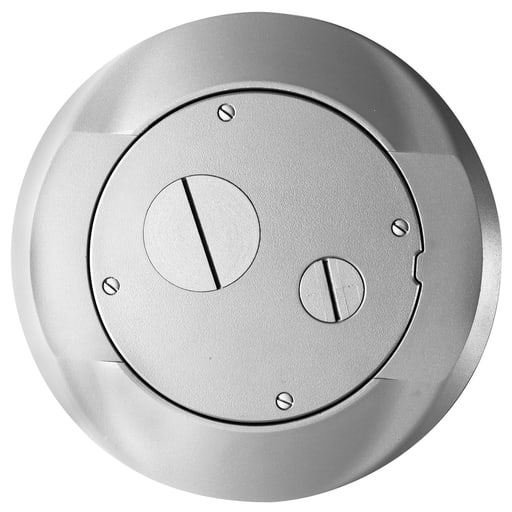 Hubbell Wiring Device - Hubbell S1SPFFAL SystemOne Aluminum Furniture Feed Sub-Plate