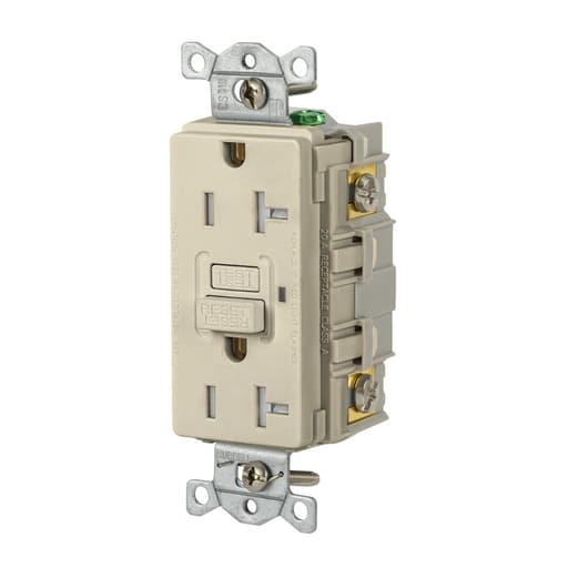 Hubbell Wiring Device - HWDK GFRTR20I 20A 125VAC COMM TR GF