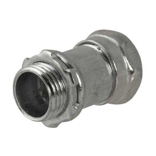 Raco Manufacturing - Raco 2906 1-1/2" EMT Compression Connector, Uninsulated, Steel