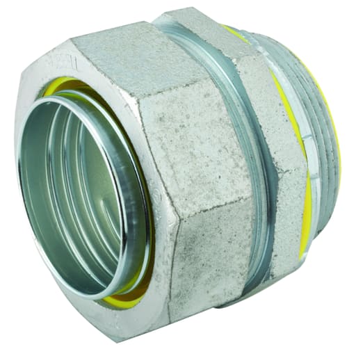 Raco Manufacturing - Raco 3522 3" Straight Liquidtight Connector, Insulated, Malleable Iron