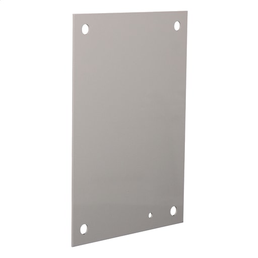 Wiegmann - Wiegmann NP2016 13 x 17 Inch NEMA 4/12/13 White Polyester Powder Coated 14 Gauge Steel 1-Door Enclosure Back Panel