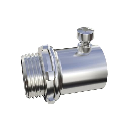 Raco Manufacturing - Raco 2002 1/2" EMT Set-Screw Connector, Uninsulated