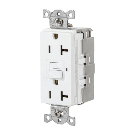 Hubbell Wiring Device - HWDK SNAPGF20W 20A 125VAC COMM SNA