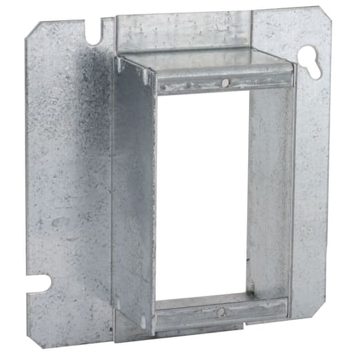 Raco Manufacturing - Raco 898 4-11/16" Square Mud-Ring, For 1 Device, Raised 1-1/2"