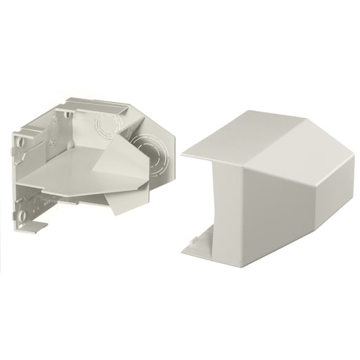 Hubbell Wiring Device - Hubbell PB2CACF Raceway, 2 CH BT, CND ADPTR, CLG FTG