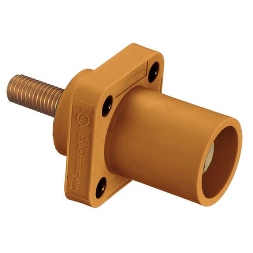 Hubbell - Hubbell HBLMRSCO Single Pole, 300/400A Male STUD RECEP, OR, T