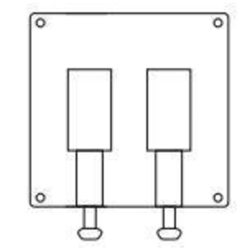 Killark - Killark 2FST FZ/FCL-GF/FST Series Fittings- Standard and Hostile Locations- Cast Device Covers- Two and Three Gang with Gaskets Included- 2 Toggle Switches