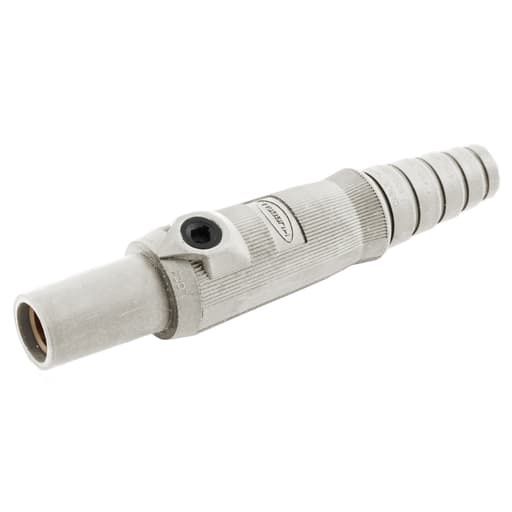 Hubbell Wiring Device - Hubbell HBL15FW SINGLE POLE SER 15 FeMale Plug, 150A, WH